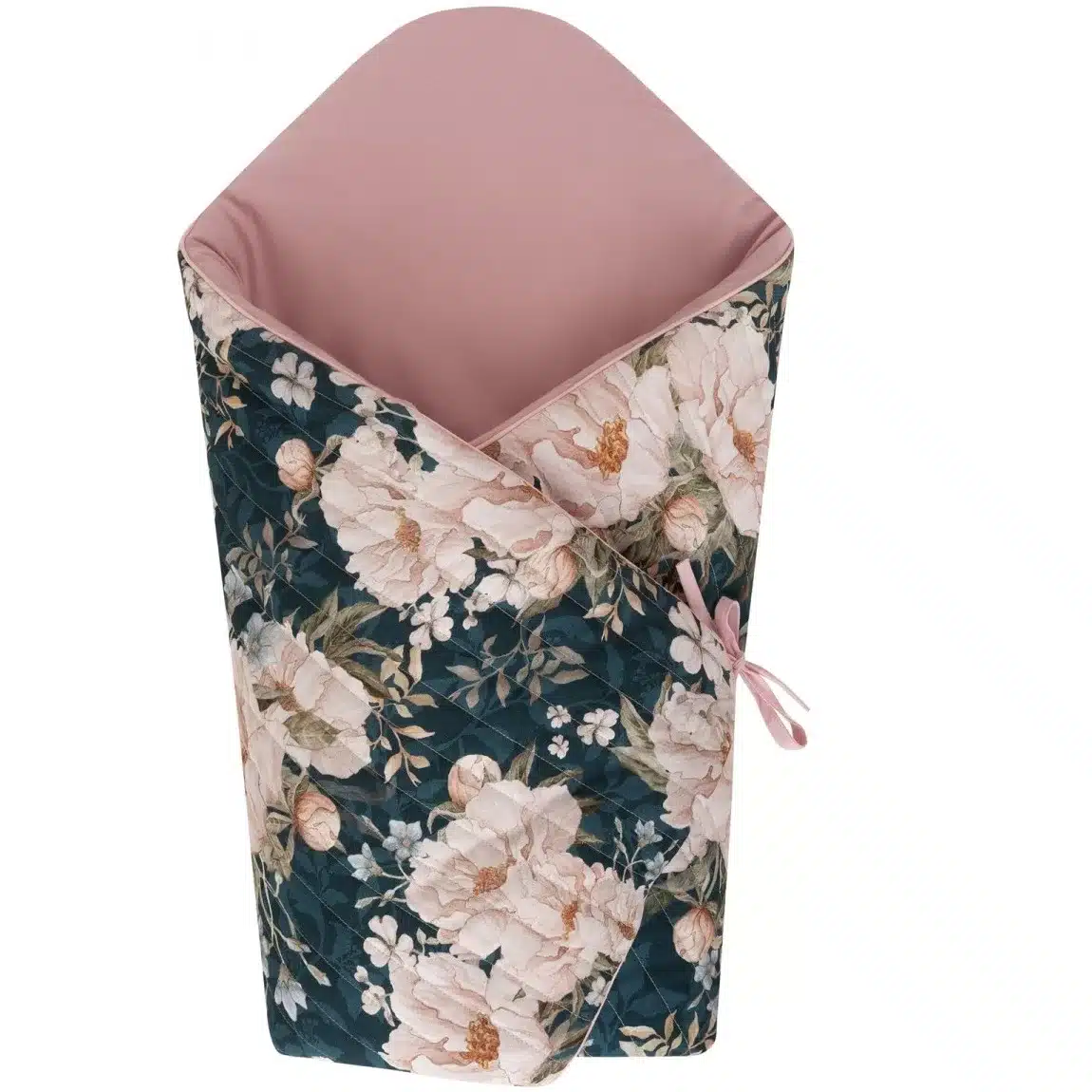 Pikowany rożek Peonie Granat SM