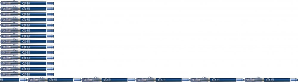 24x Długopis żelowy Pilot G-Tec Maica, 0.4mm, granatowy