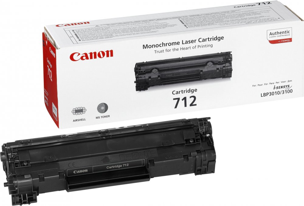 Toner Canon 1870B002AA (CRG712), 1500 stron, black (czarny)