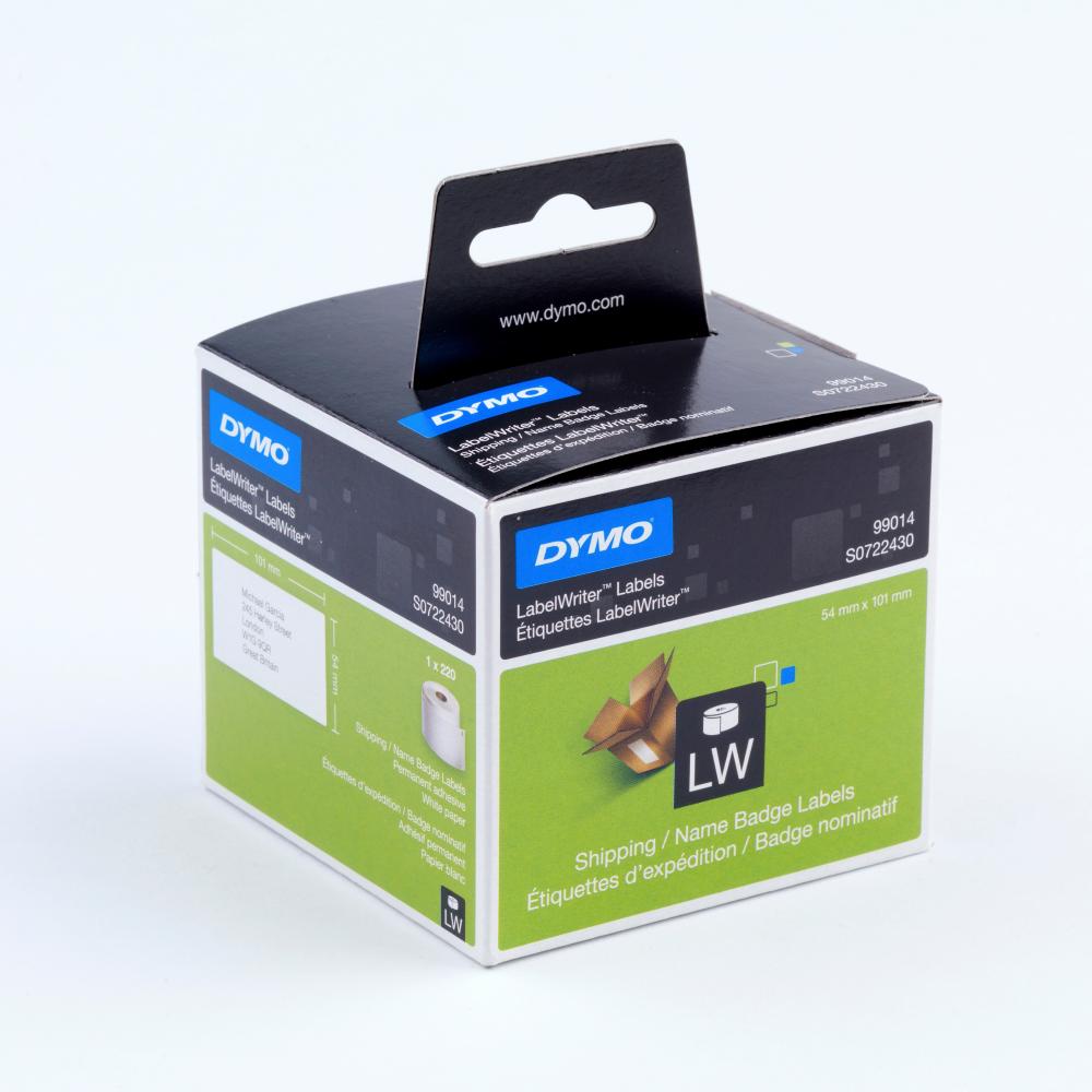 Etykiety adresowe Dymo 99014, 54x101mm, 220 etykiet, biały
