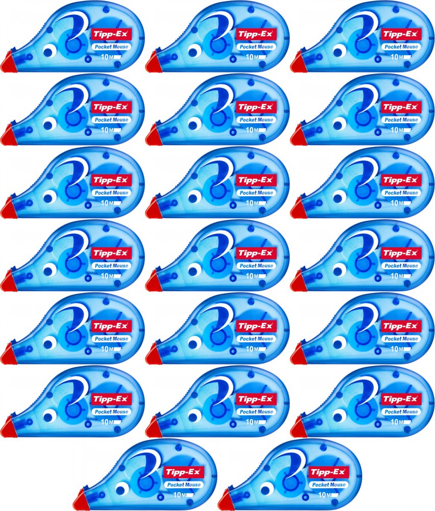 20x Korektor w taśmie Tipp-Ex Pocket Mouse, 4.2mmx10m