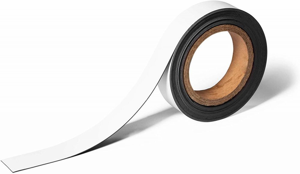 Taśma magnetyczna Durable, 30mmx5m, biały