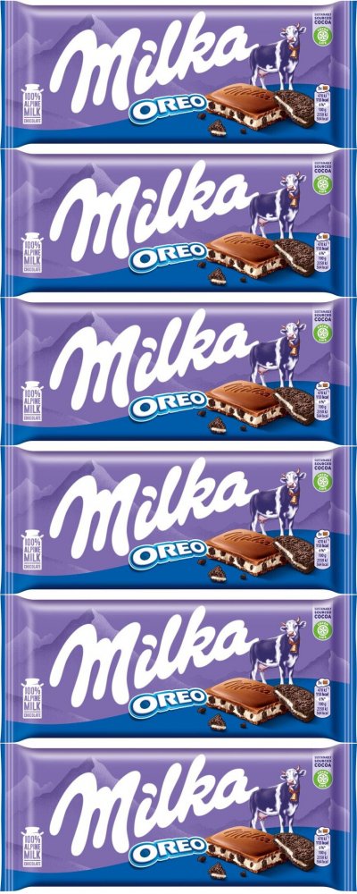6x Czekolada Milka Oreo, 100g
