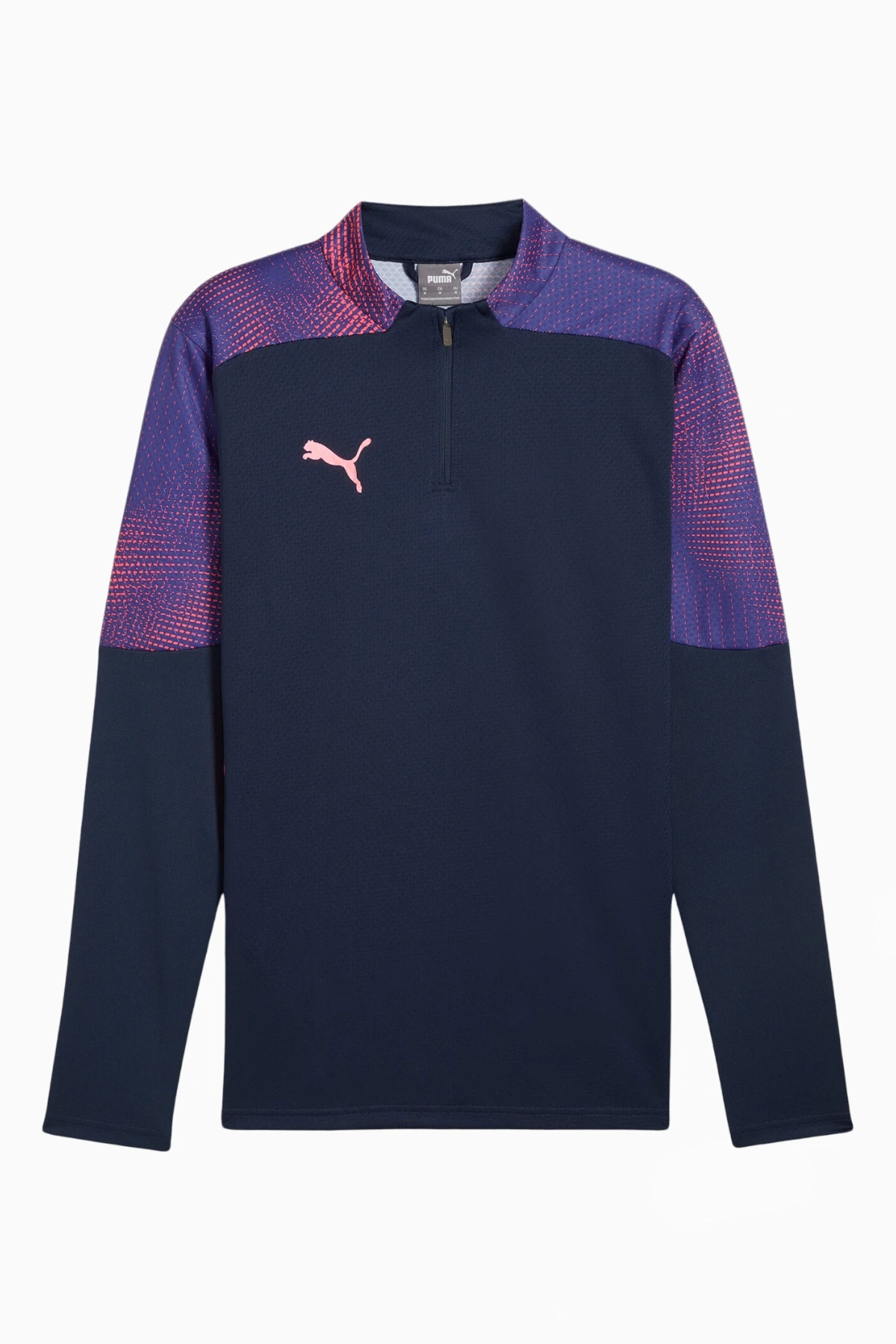 Bluza Puma IndividualFINAL Top 1/4 Zip - Granatowy