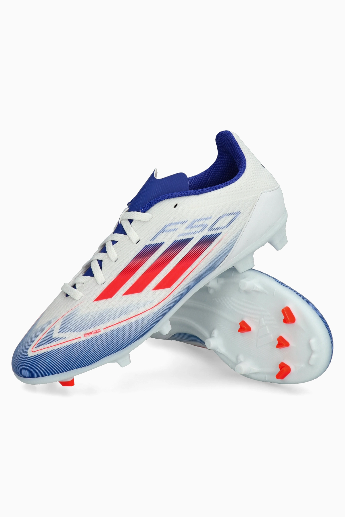 Korki adidas F50 League FG/MG Junior - Biały