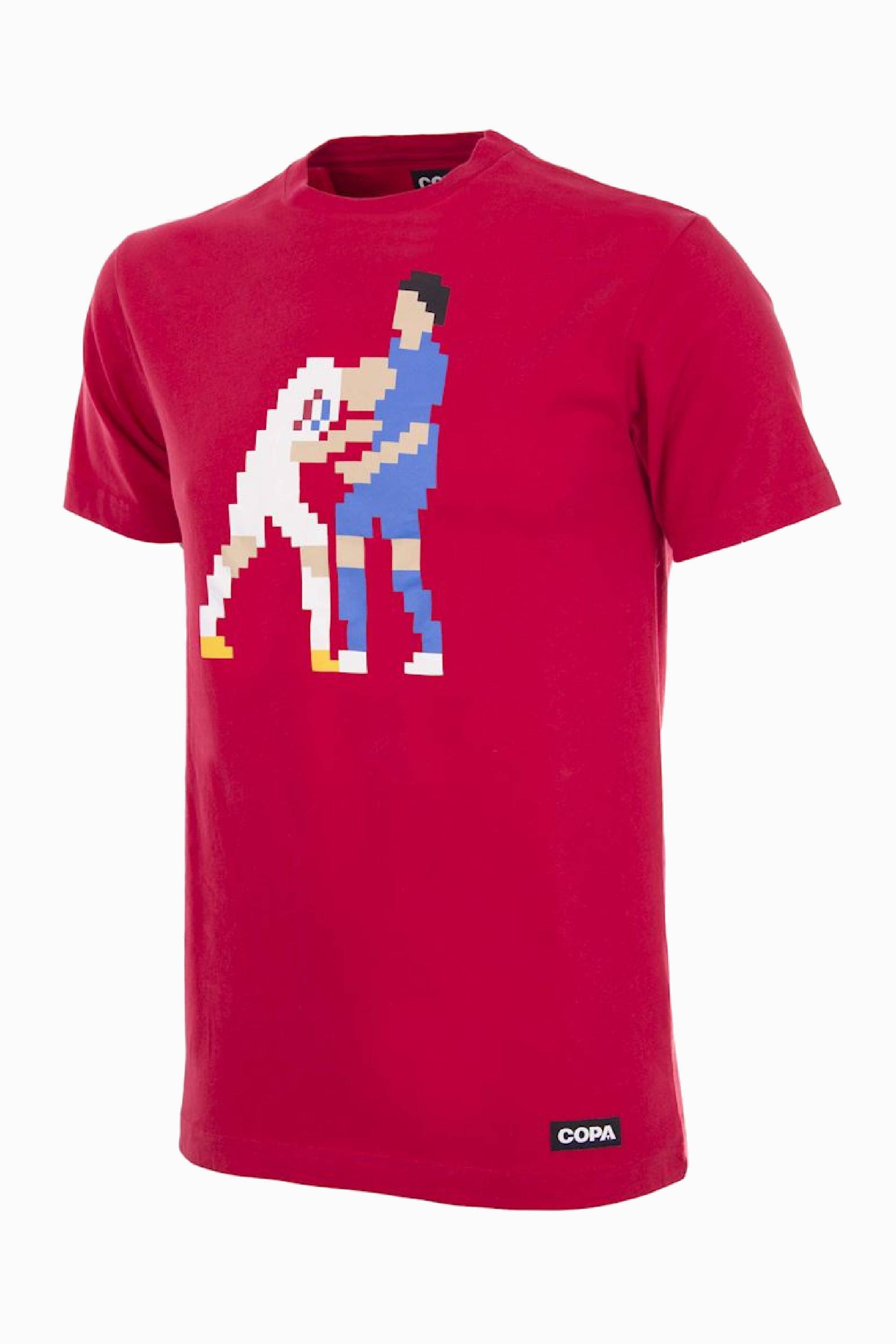 Koszulka Retro COPA Headbutt - Czerwony