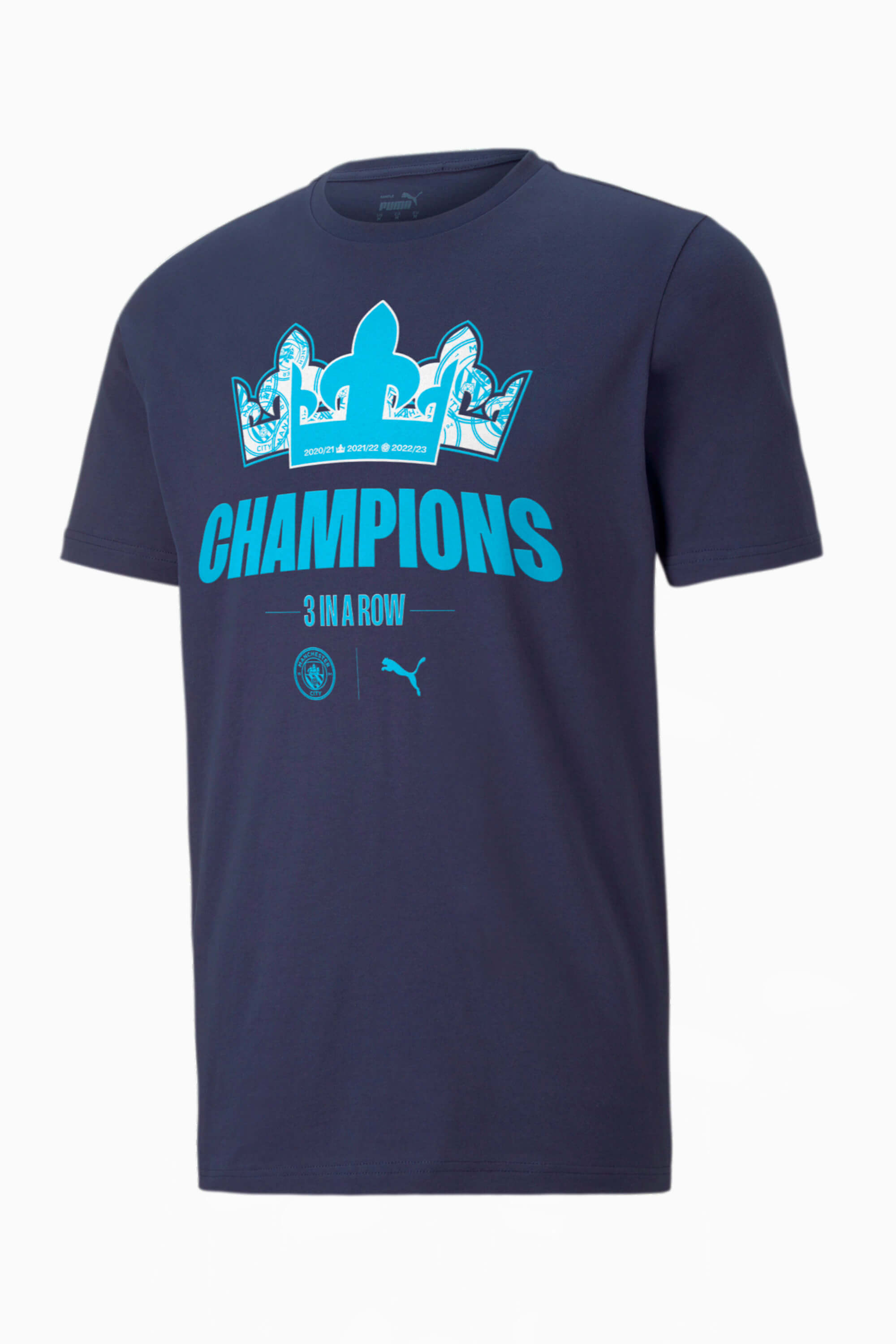 Koszulka Puma Manchester City 22/23 Premier League Winners - Granatowy
