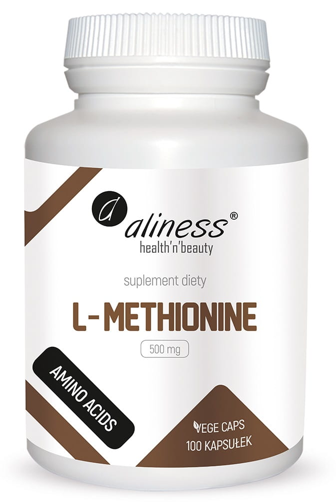 L-Methionine 500mg 100kaps. Aliness