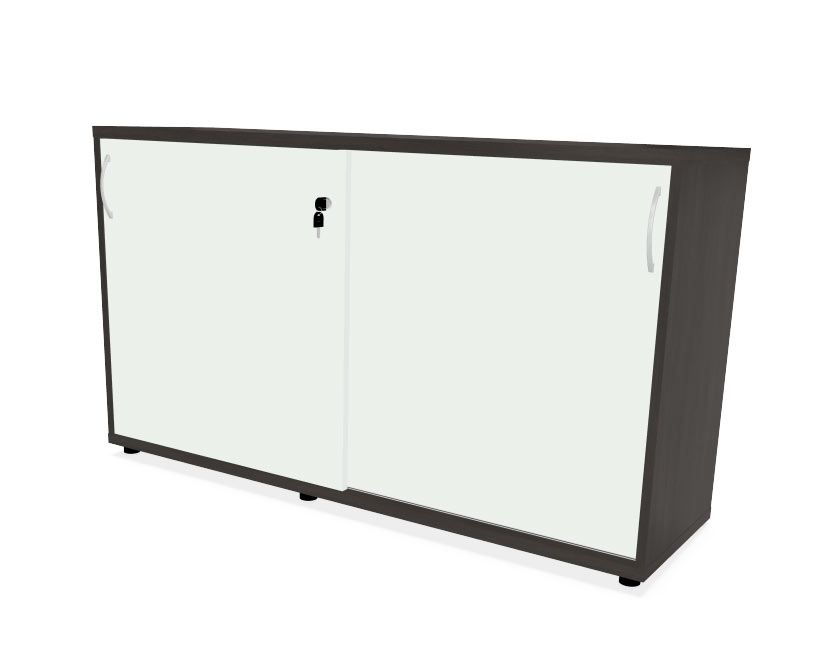 HEBE TS114 szafka z drzwiami przesuwnymi 140,2x40x79,2h (Kolor korpusu: Wiąz Baron)