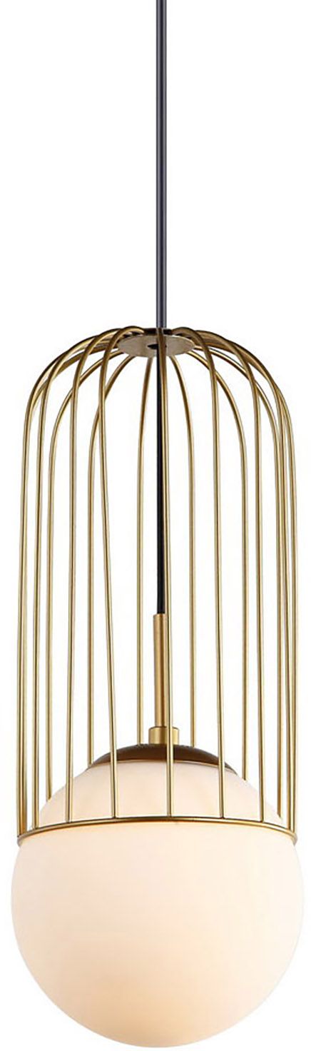 Italux Matty lampa wisząca 1x40 W złota MDM-3939/1GD