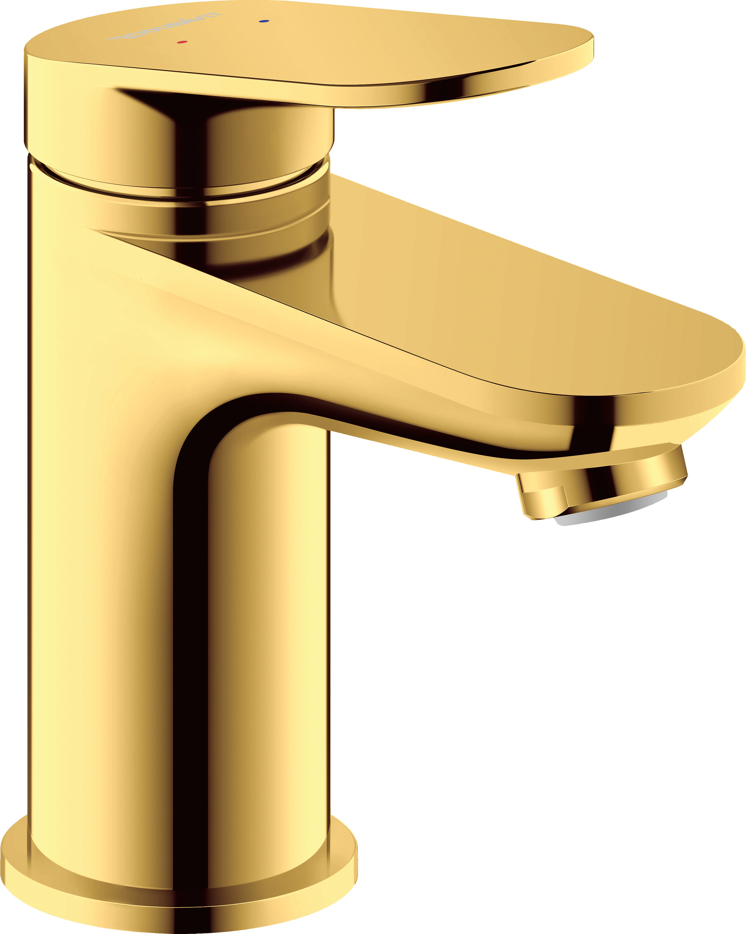 Duravit Wave bateria umywalkowa stojąca złoto polerowane WA1010002034