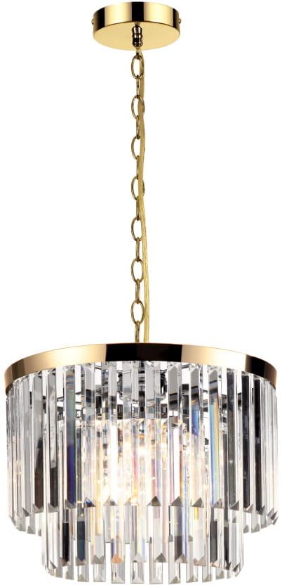 Light Prestige Vetro lampa wisząca 5x40W antyczne złoto LP-2910/5PAGD
