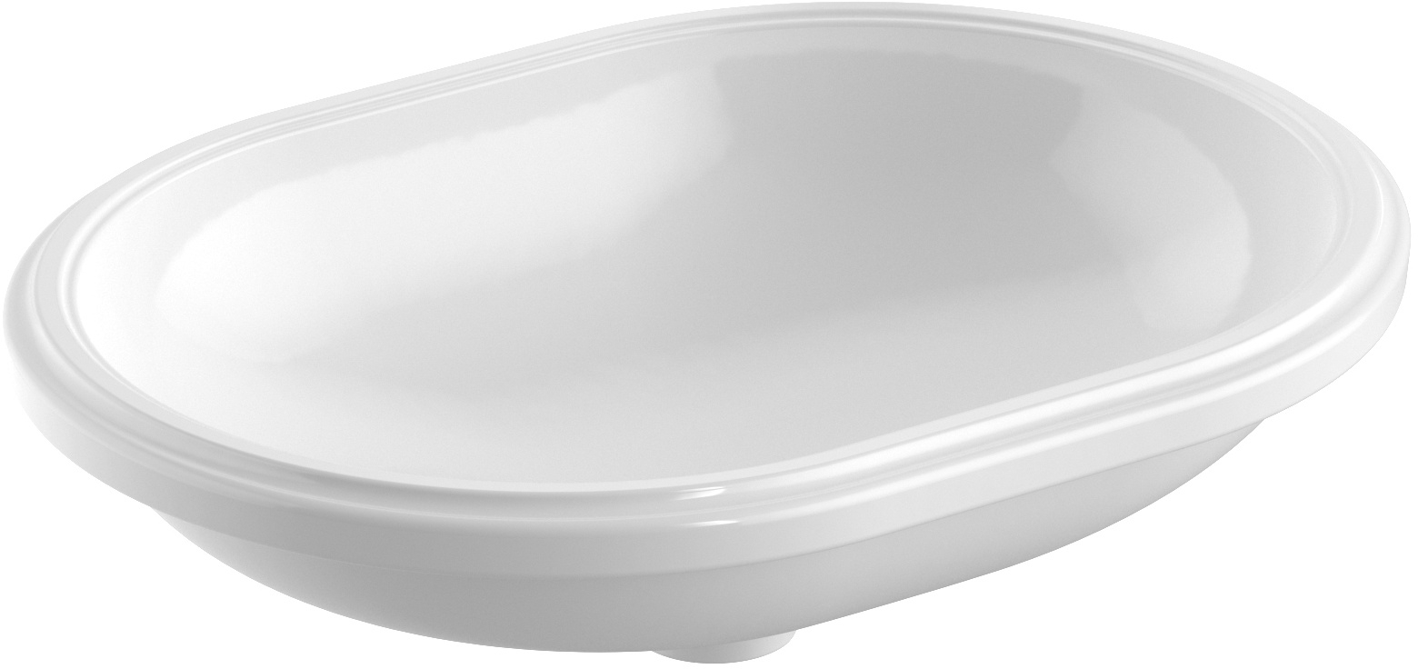 Geberit Variform umywalka 55x40 cm podblatowa owalna biała 500.758.01.2