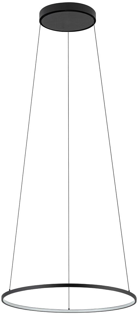 Nowodvorski Lighting Circolo lampa wisząca 1x18 W czarna 10863