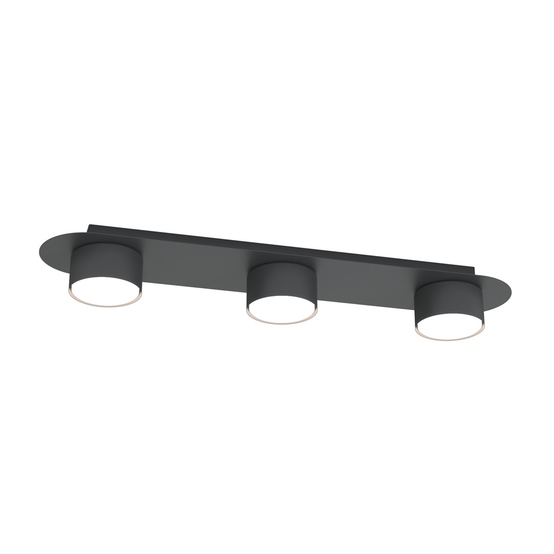 Emibig Diaz lampa wisząca 3x12 W czarna 1437/3