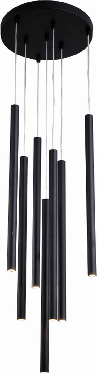 Light Prestige Lungo lampa wisząca 7x5W czarna LP-894/7PBK - Wysyłka w 24h