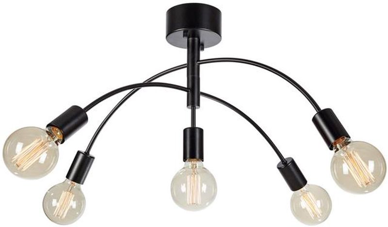 Markslöjd Cygnus lampa wisząca 5x40W czarna 108284