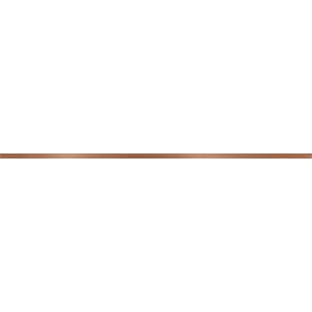 Płytka ścienna listwa UNIVERSAL METAL BORDERS copper glossy 1x60 gat.