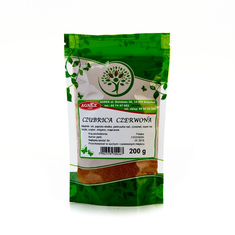 Czubrica (czubryca) czerwona 200g
