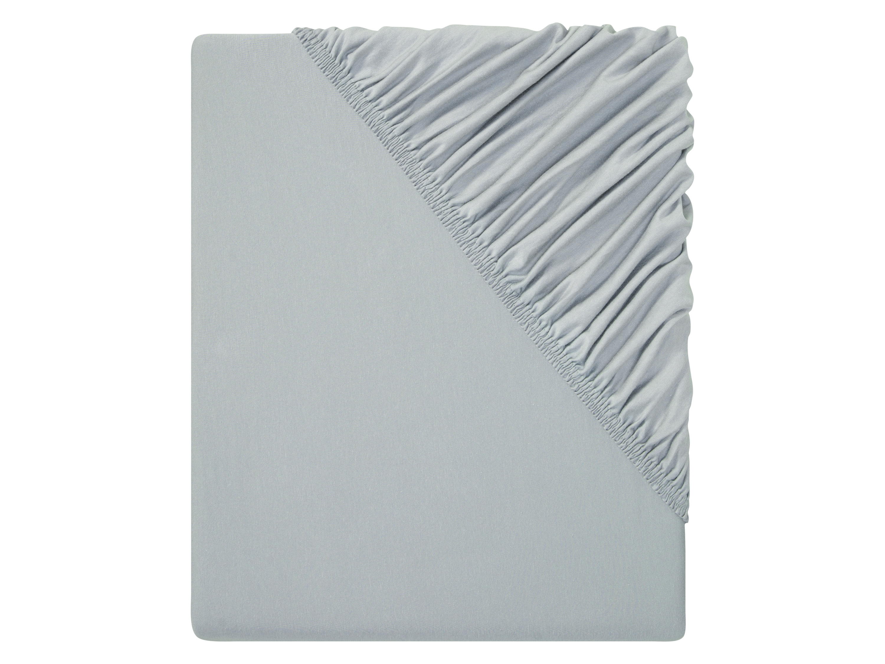 Livarno home Prześcieradło z dżerseju i modalu z gumką, 180-200 x 200 cm Niebieski
