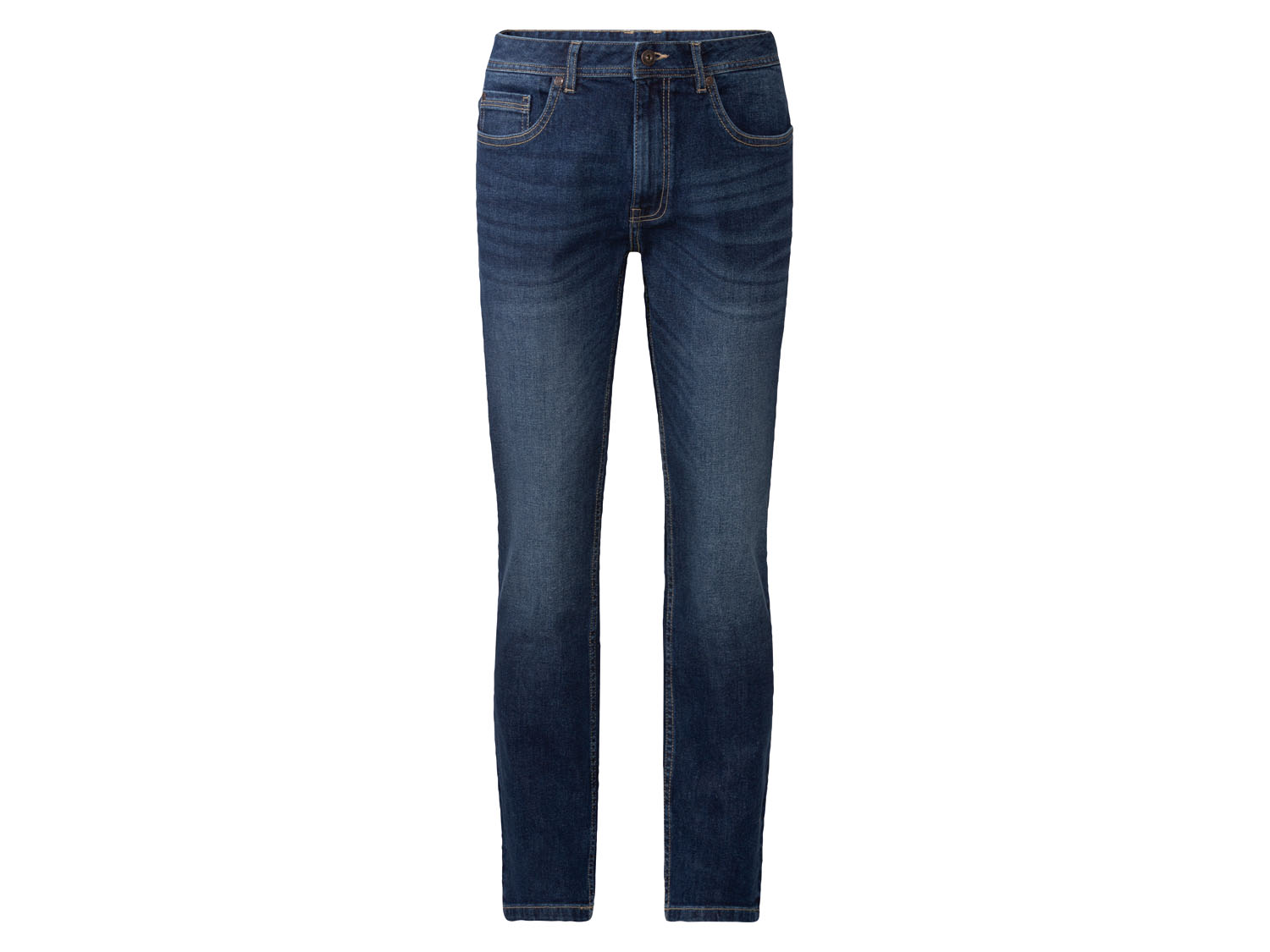 Livergy Jeansy męskie slim fit 52 36/32, Niebieski