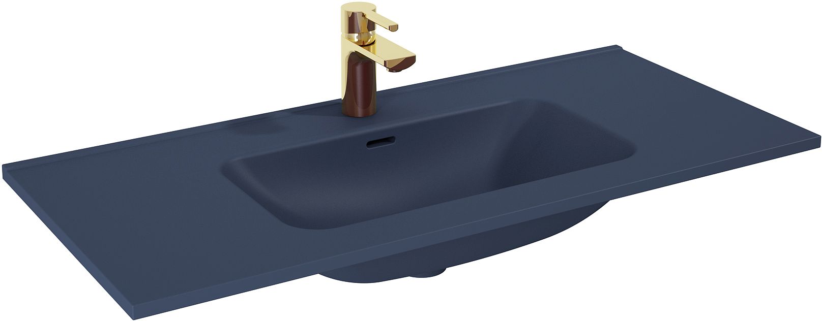 Darmowa Dostawa - Umywalka 100.8x46 cm prostokątna meblowa niebieska Elita Skappa RE041003067030