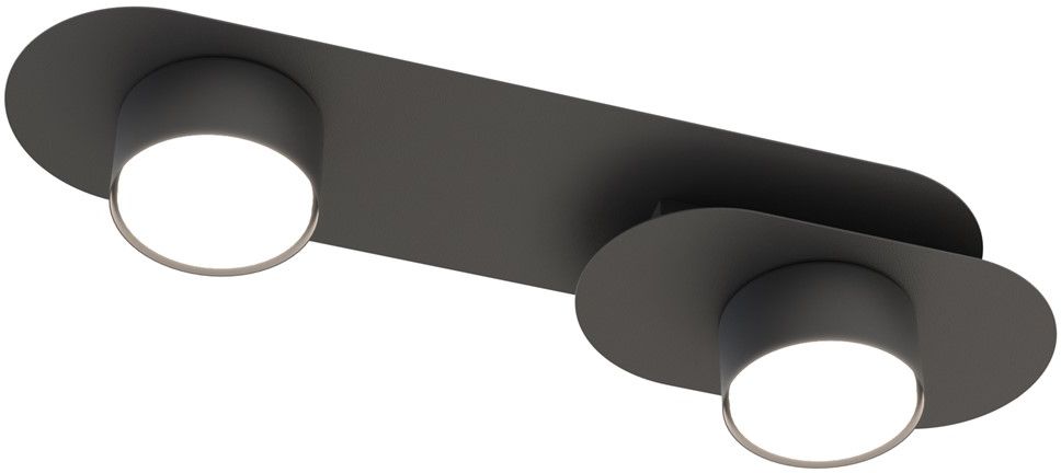 Darmowa Dostawa - Lampa podsufitowa 2x12 W czarna Emibig Stilo 14492
