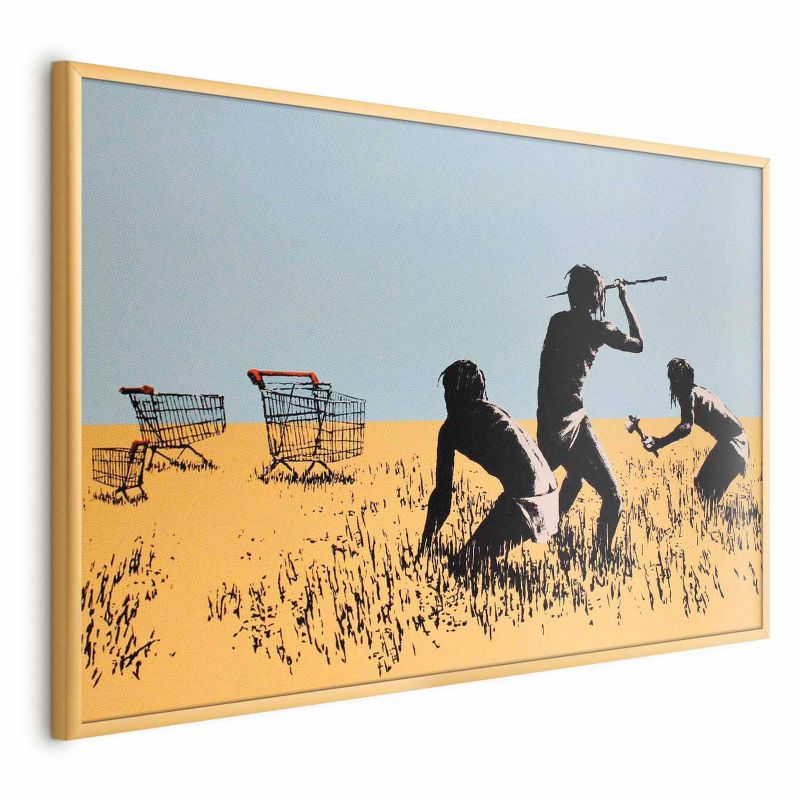 Plakat Artgeist Łowcy promocji 60x40 cm z ramą złotą 1 szt