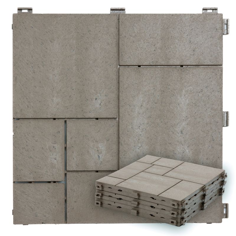 Płytka tarasowa Multy Home Stone Mosaic 30 x 30 cm jasny brąz 6 szt