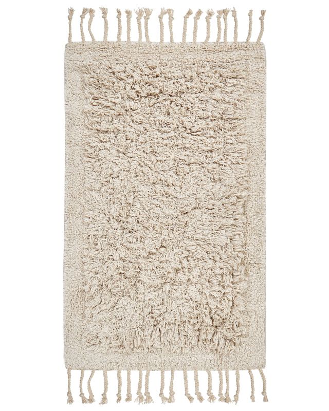 Dywanik łazienkowy Oltan 50 x 80 cm Bawełna Beżowy 1 szt.