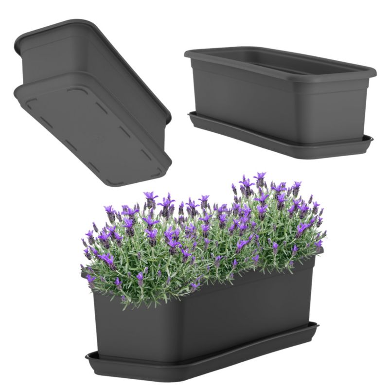 Skrzynka Balkonowa KADAX Doniczka 40cm + Podstawka 1 szt.