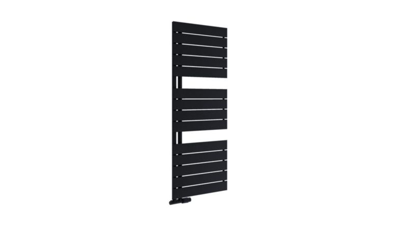 Grzejnik łazienkowy LUXRAD Atakama 1195 x 500 mm czarny mat str. 646W 1 szt