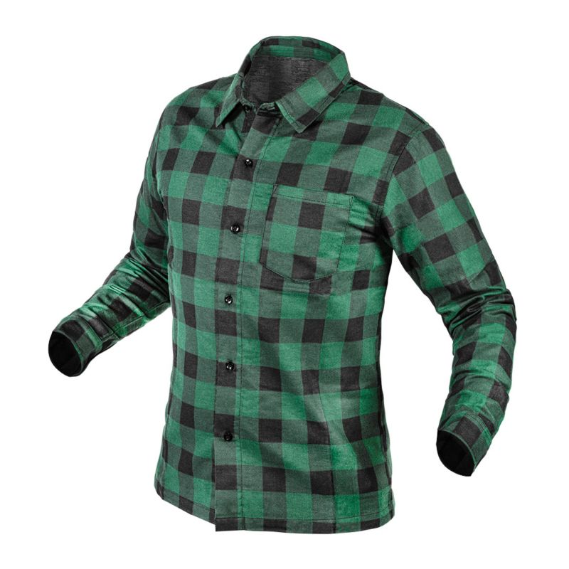 Koszula flanelowa NEO TOOLS zielona, rozmiar XL 1 szt