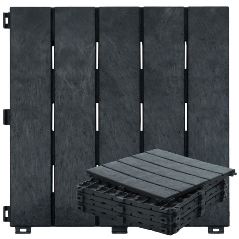 Płytka tarasowa Multy Home Natural Stone 30 x 30 cm Natural Stone antracytowa 6szt