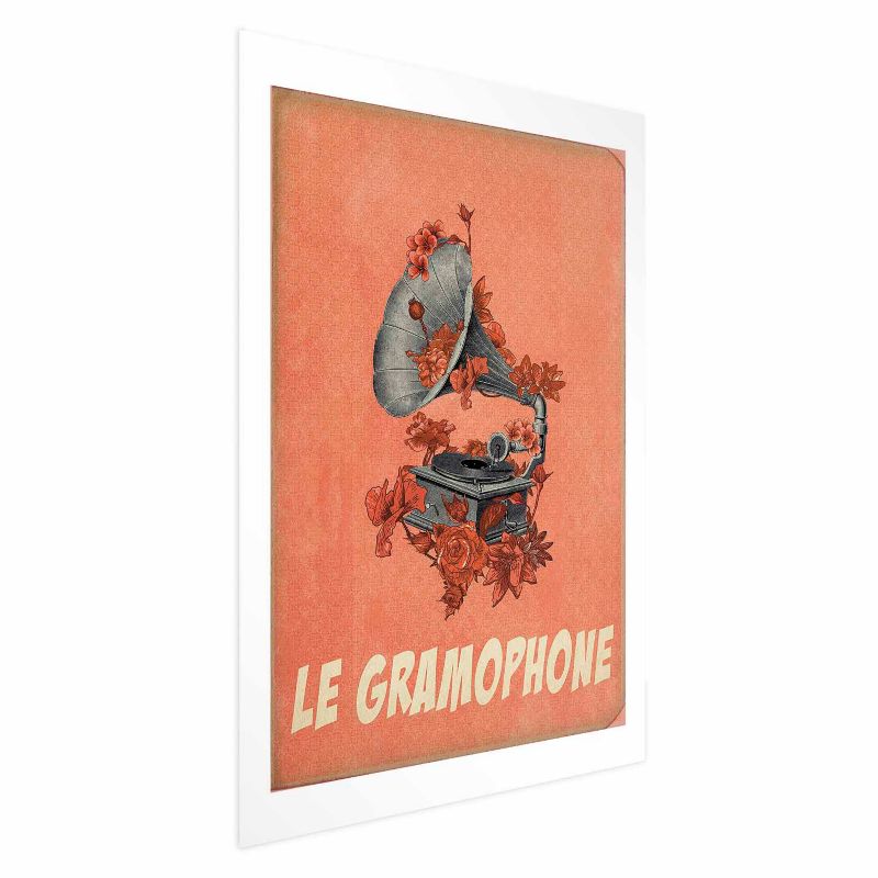 Plakat Artgeist Gramofon 21x30 cm bez ramy 1 szt