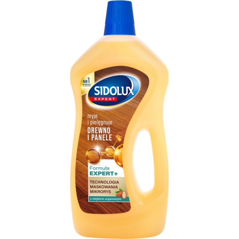 Środek do mycia drewna i paneli Sidolux Expert 750 ml