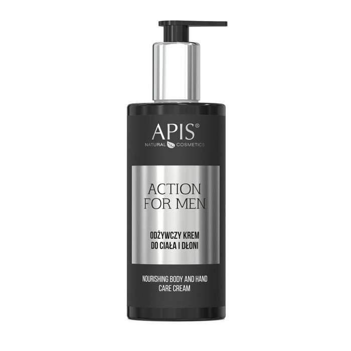 Apis Odżywczy Krem do ciała i dłoni Action for Men 300 ml