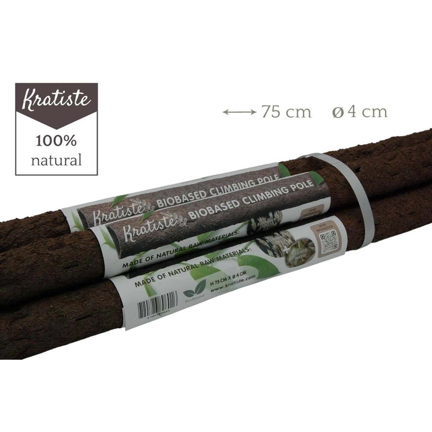 Podpórka biodegradowalna - śr. 4 cm, wys. 75 cm