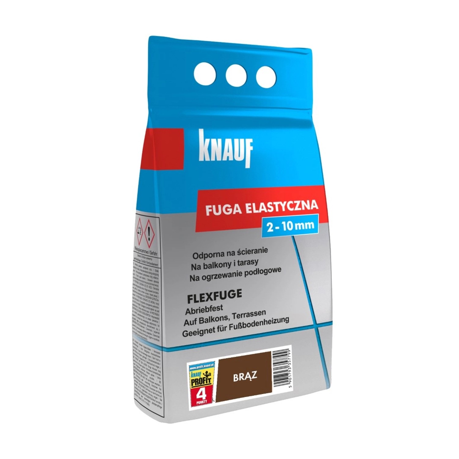 Knauf Fuga elastyczna brąz 4 kg