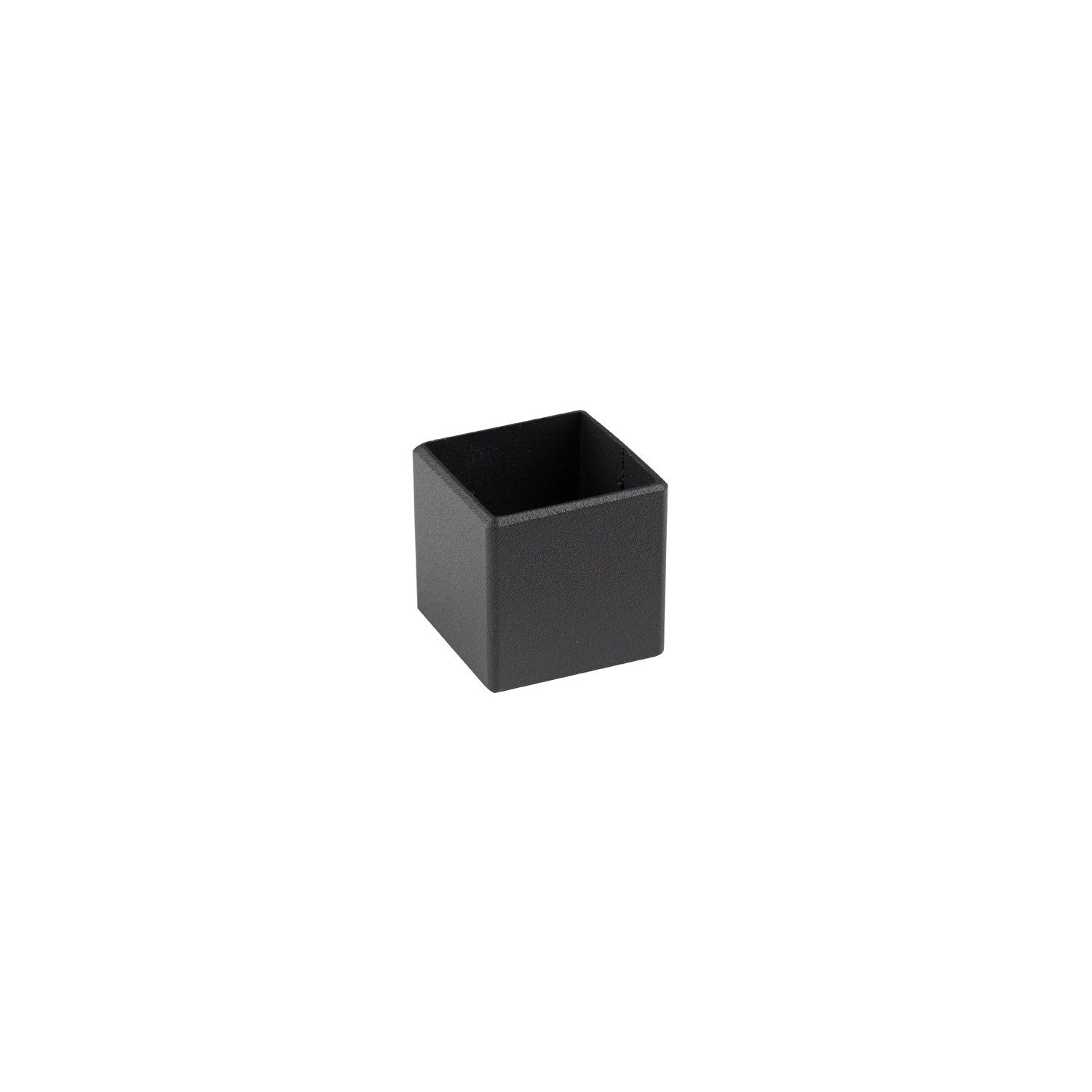 Kornik Zakończenia tralki prostokątnej 20x20 mm antracyt - 4 szt.