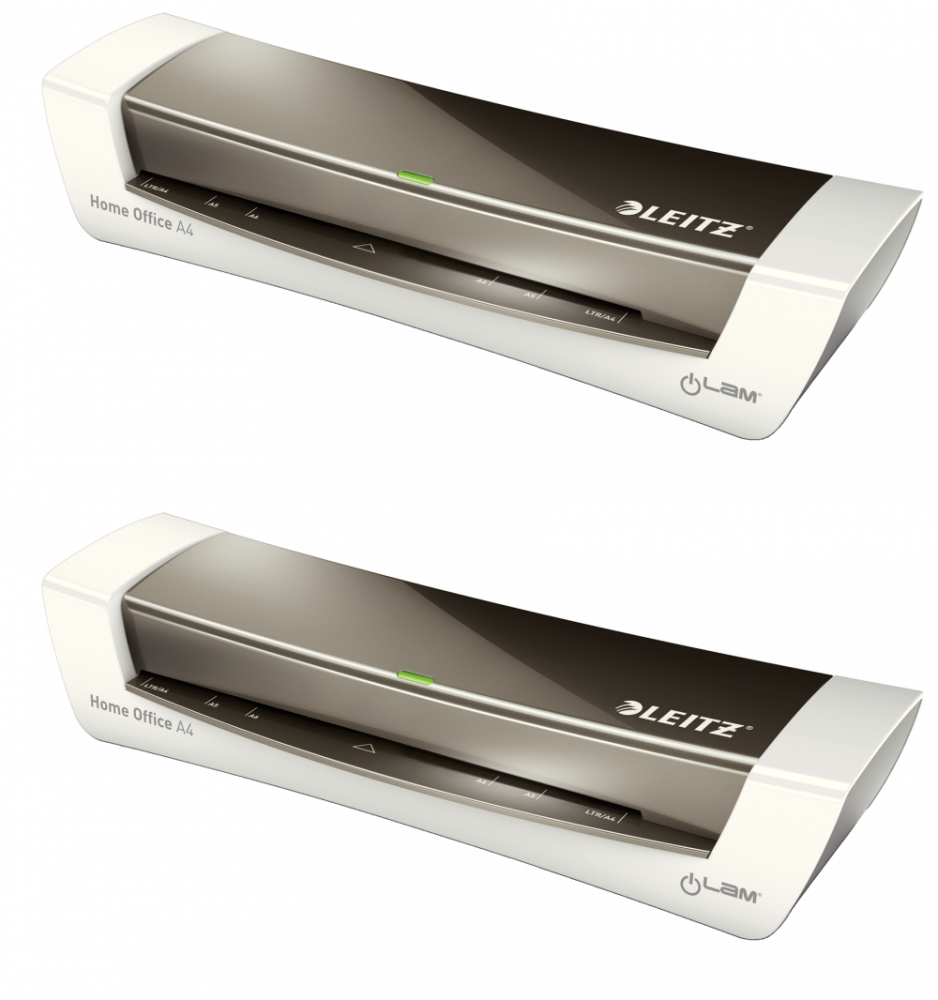 2x Laminator Leitz iLam Home Office A4, biało-szary