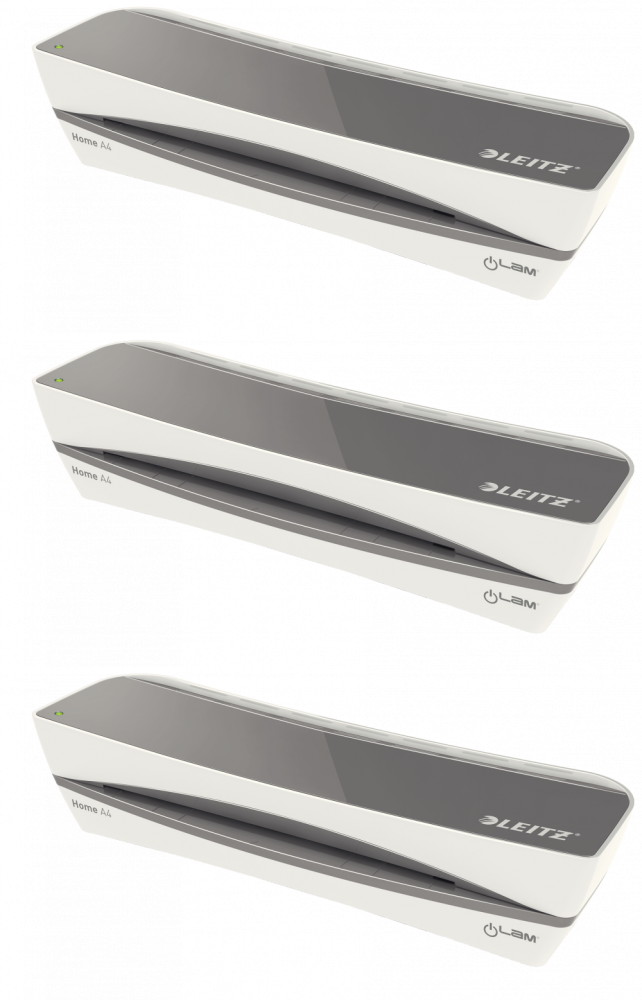 3x Laminator Leitz iLAM Home, A4, szary