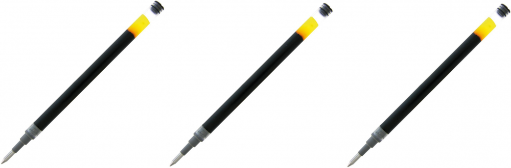 3x wkład do pióra żelowego Pilot, G2, 0.5mm, czarny