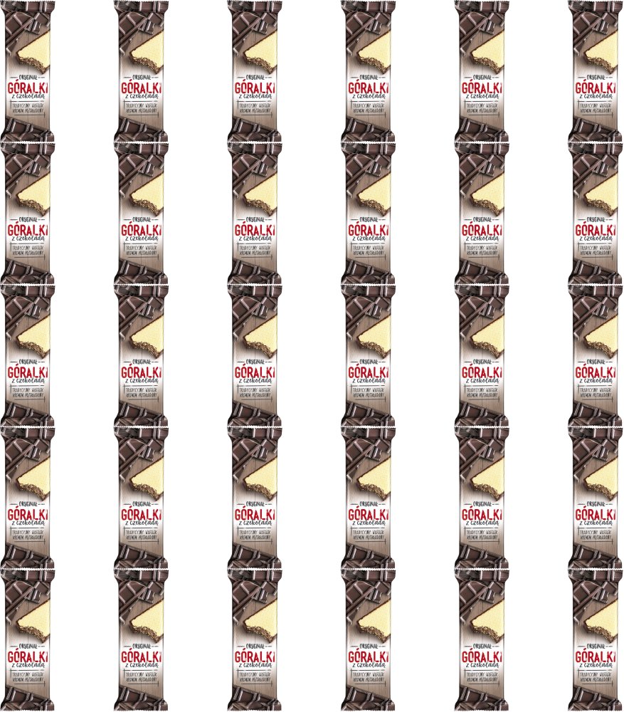 36x Wafelek Góralki, czekoladowy, 45g