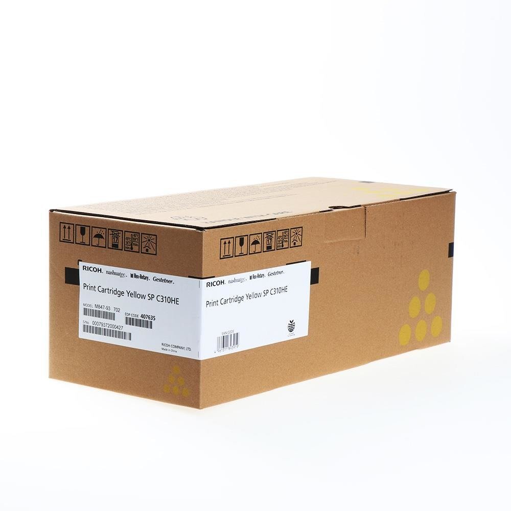 Toner Ricoh 406482 (407635), 6000 stron, yellow (żółty)