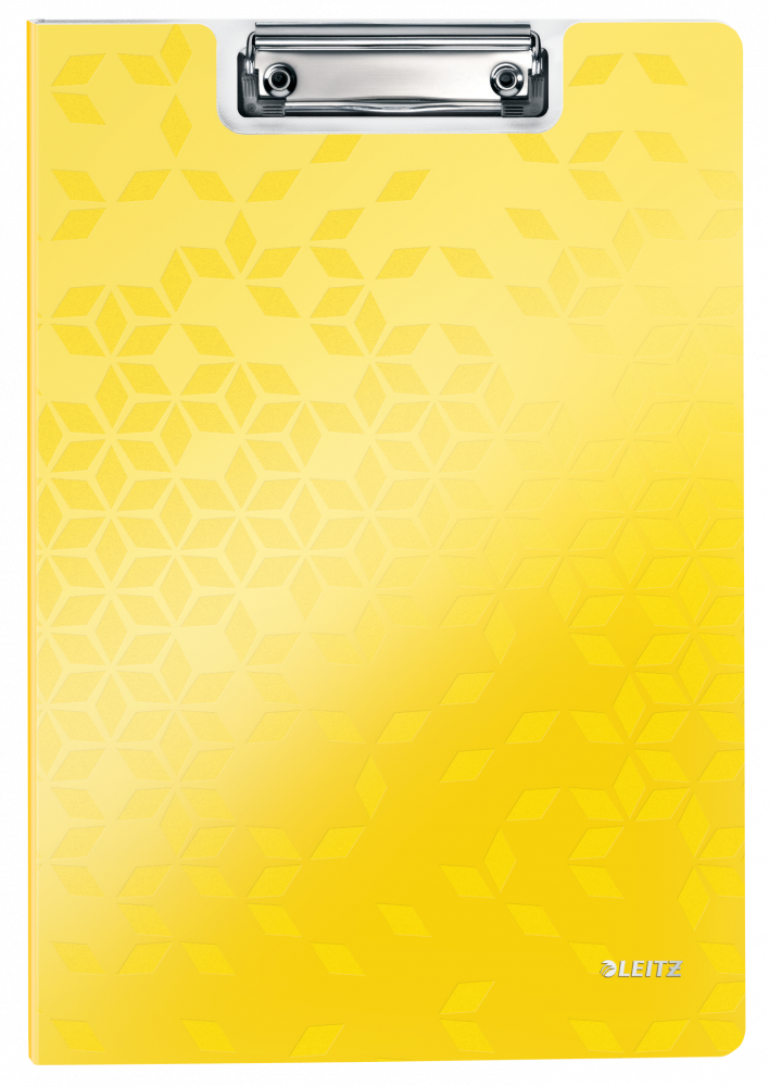 Clipboard Leitz Wow, z okładką, A4, żółty