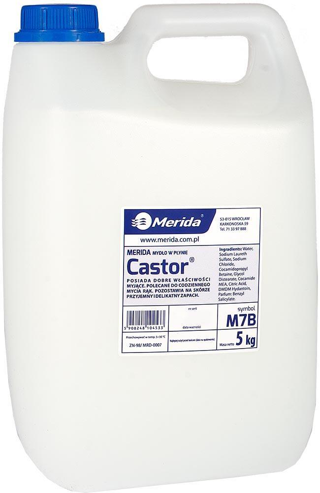 Mydło w płynie Merida Castor, kremowy, zapas, 5l