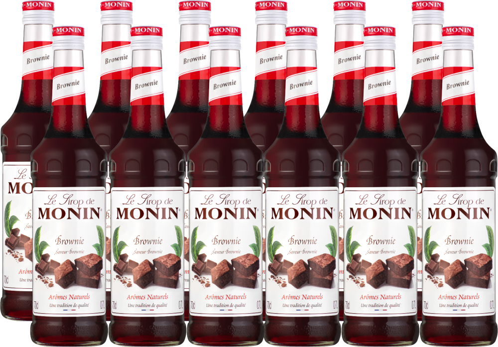 12x Syrop Monin Brownie, ciasteczko czekoladowe, 700ml