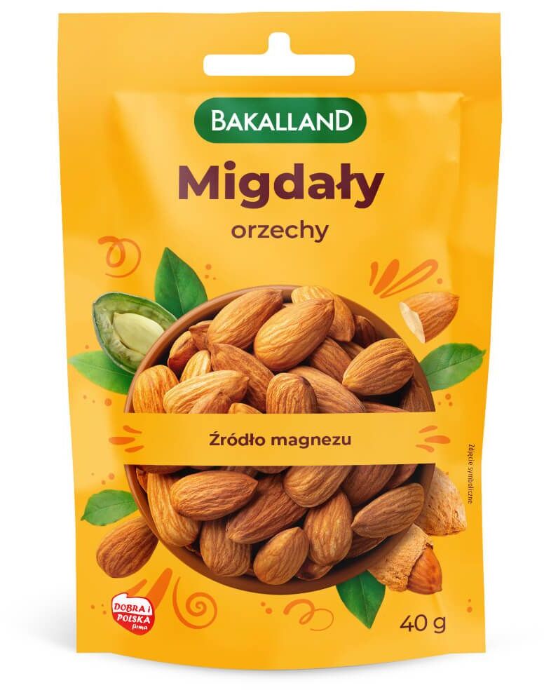 Migdały łuskane Bakalland, 40g