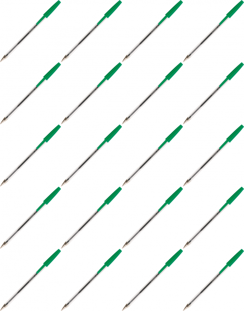 20x Długopis Q-Connect, 0.7mm, zielony